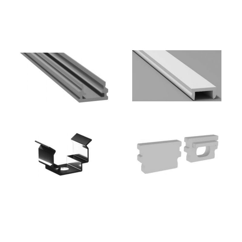Mini Narrow LED Aluminum Channel Profile For 8mm Slim 3014 LED Light Strips Mini Narrow LED Aluminum Channel Profile For 8mm Slim 3014 LED Light Strips